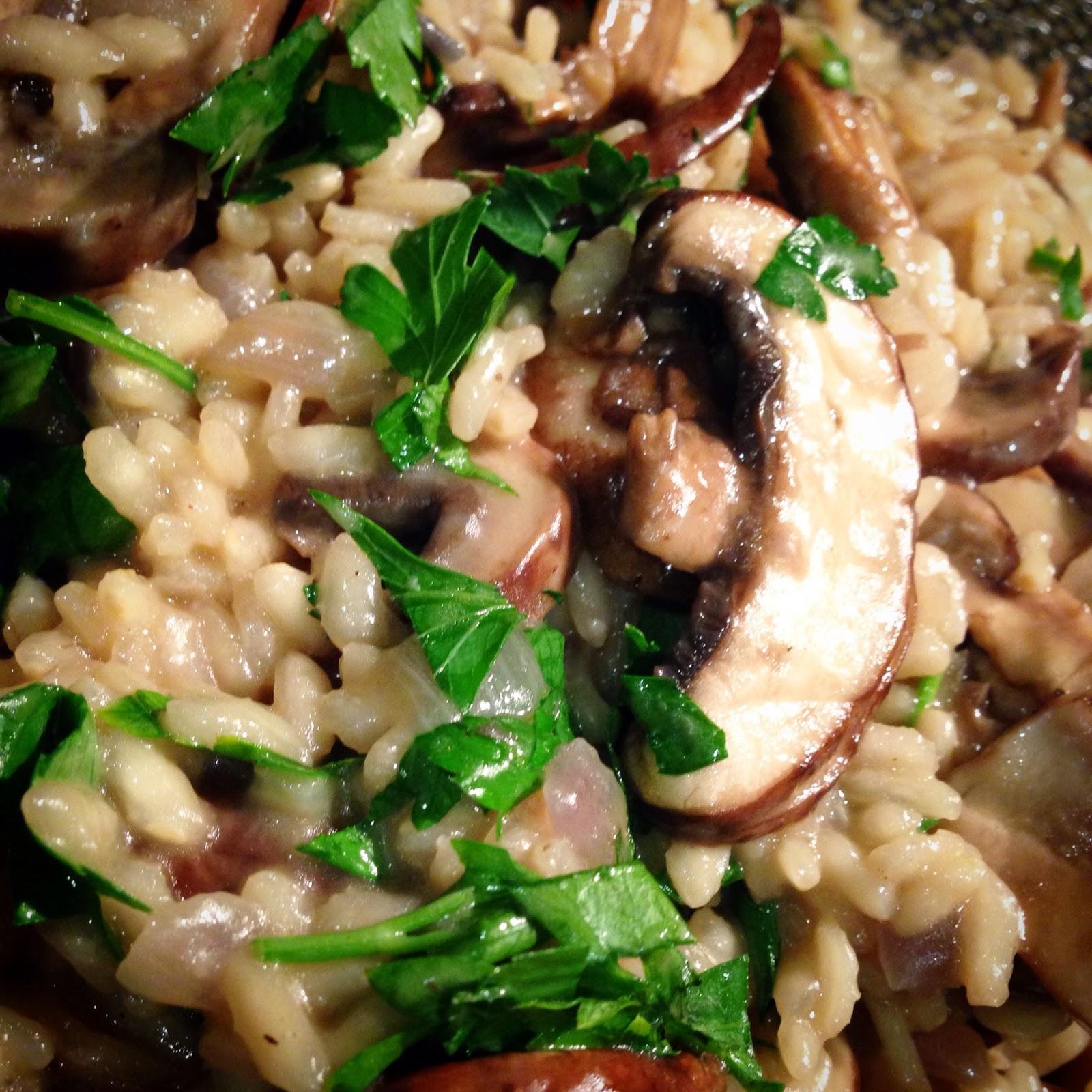 Mushroom Risotto - Kravings Food Adventures