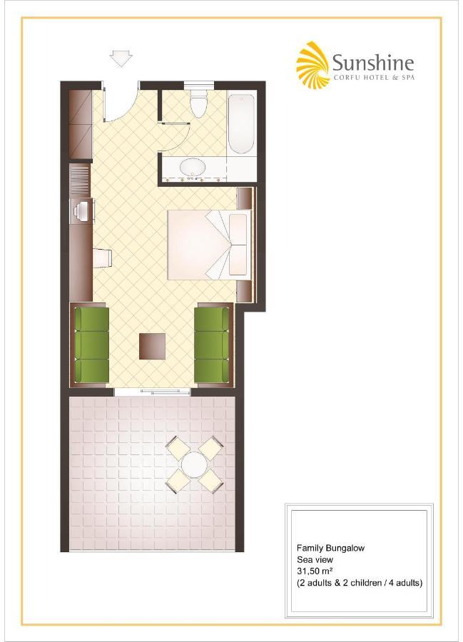 Bungalow con Vista Giardino