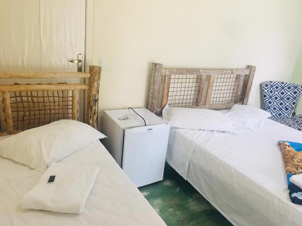 Quarto Triplo com Vista do Jardim