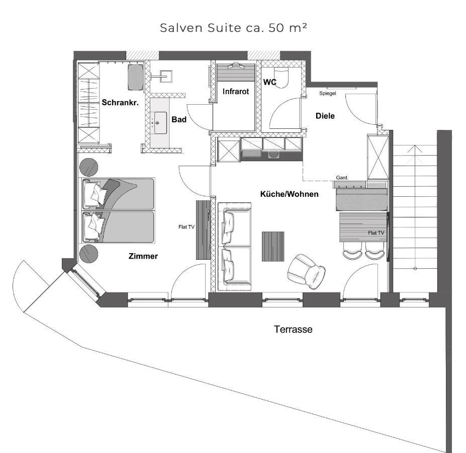 Suite mit 1 Schlafzimmer