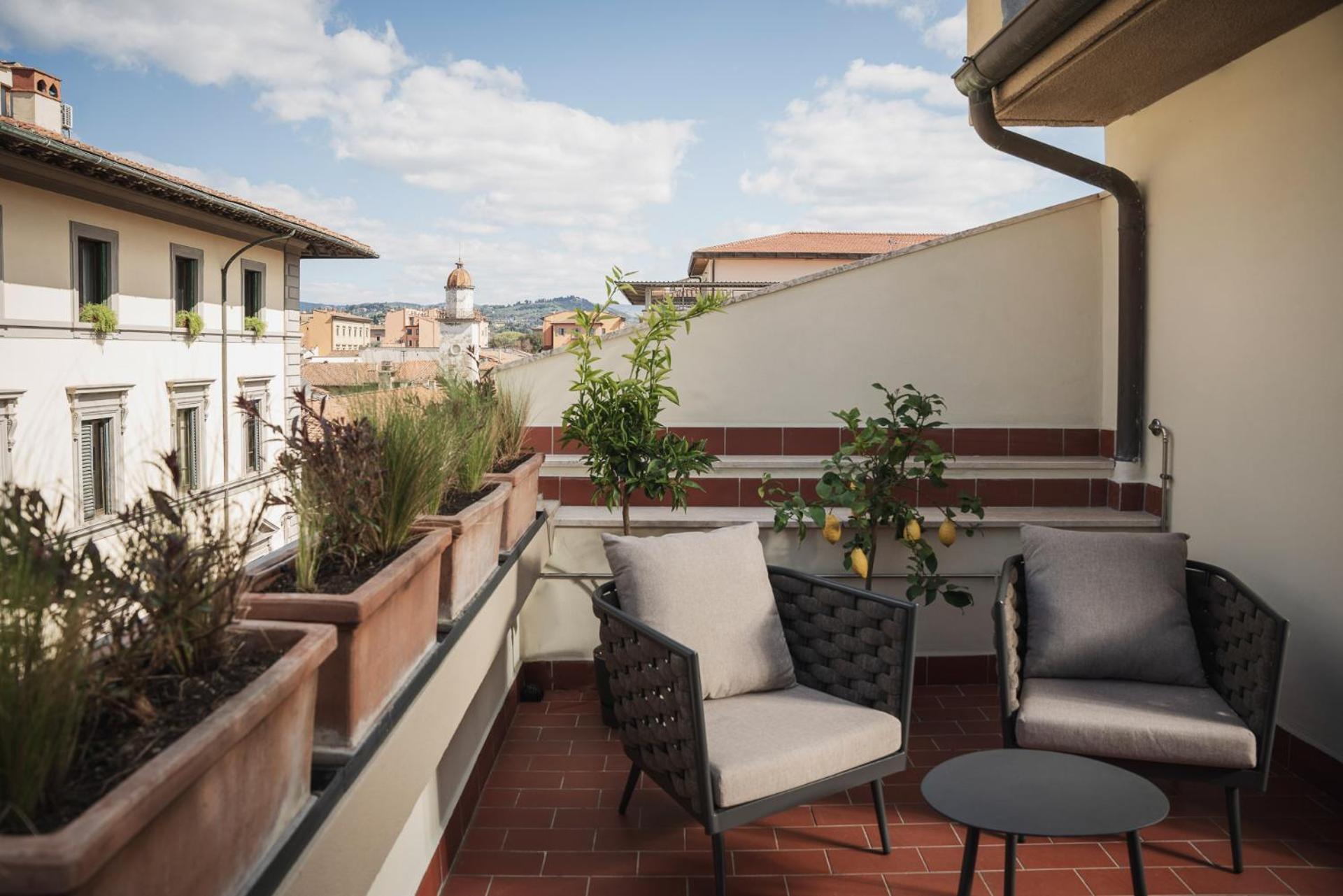 Quarto Duplo com Terraço