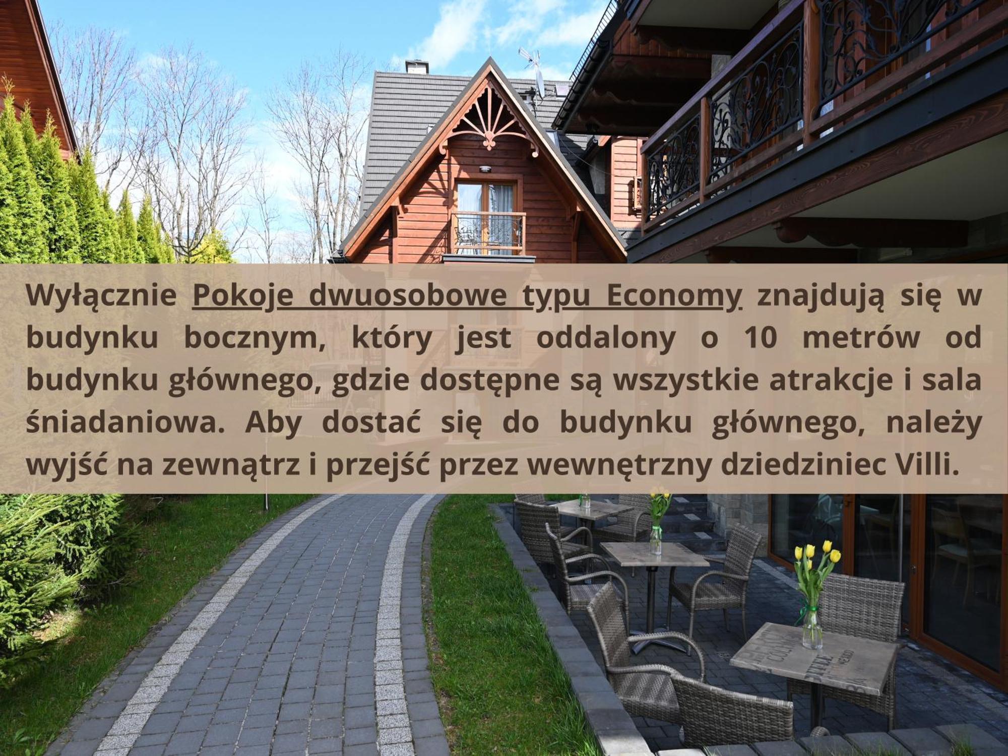 Pokój dwuosobowy typu Economy w budynku bocznym