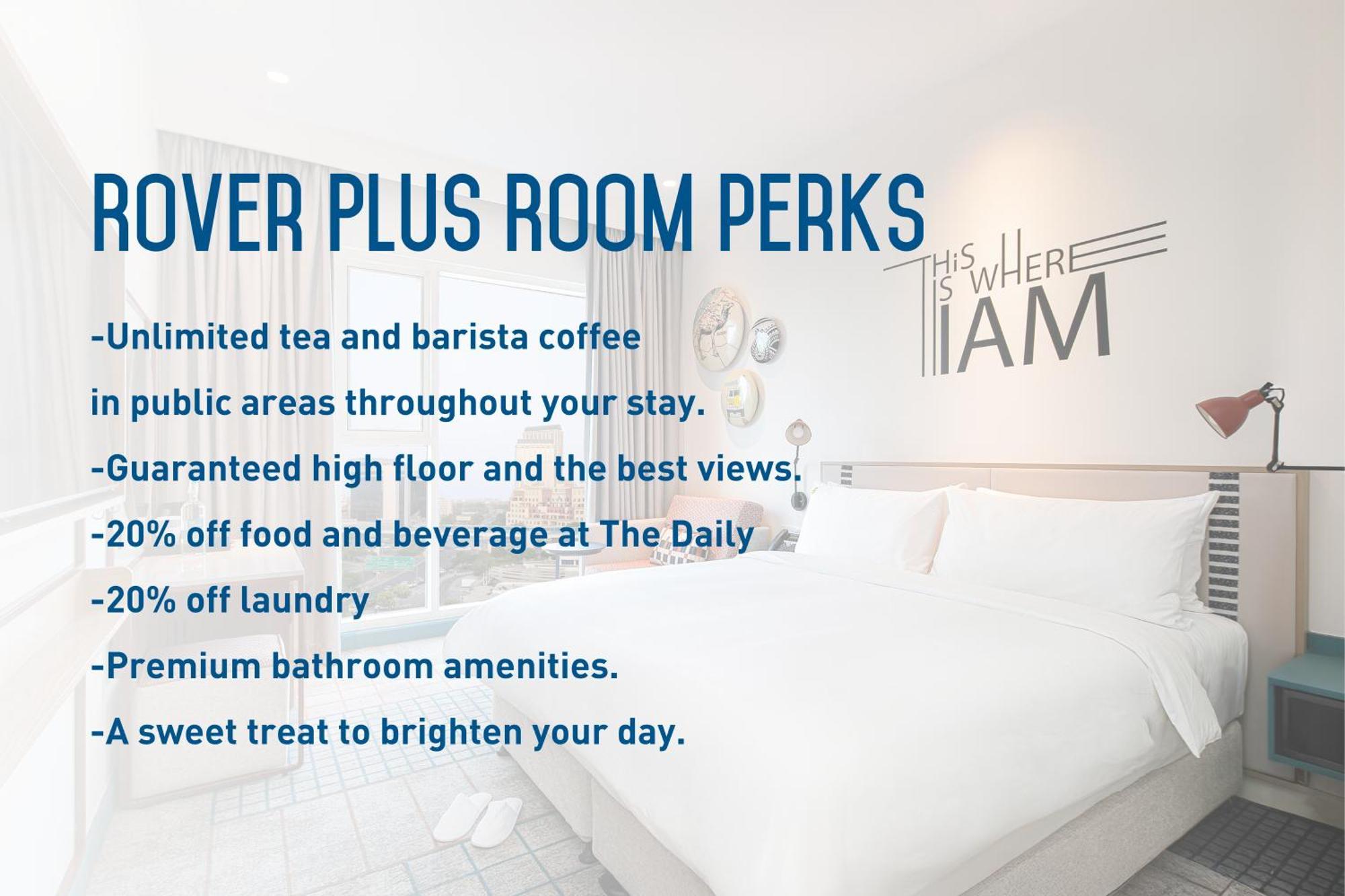 Rover Plus Room Unlimited tea & coffee on F&B Laundry & More