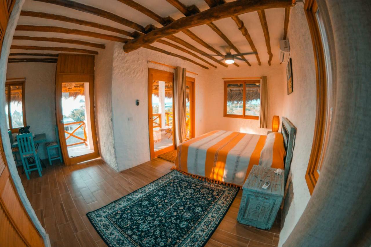 Suite mit teilweisem Meerblick und Terrasse