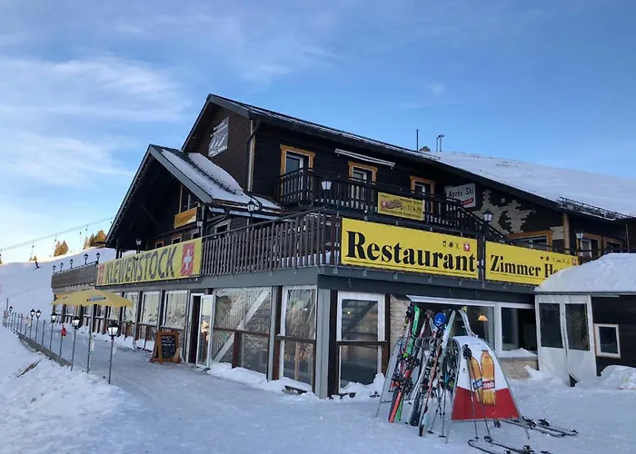 Ausflugs-Ski-Pistenhotel Klewenstock AUTO FREI nur mit der Pendelbahn erreichbar auf 1600müm