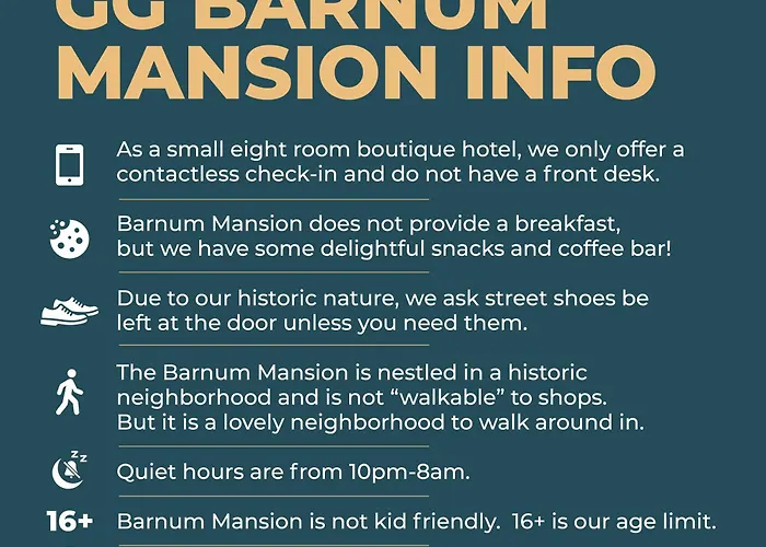 Historic Gg Barnum Mansion By Heirloom Boutique Collection