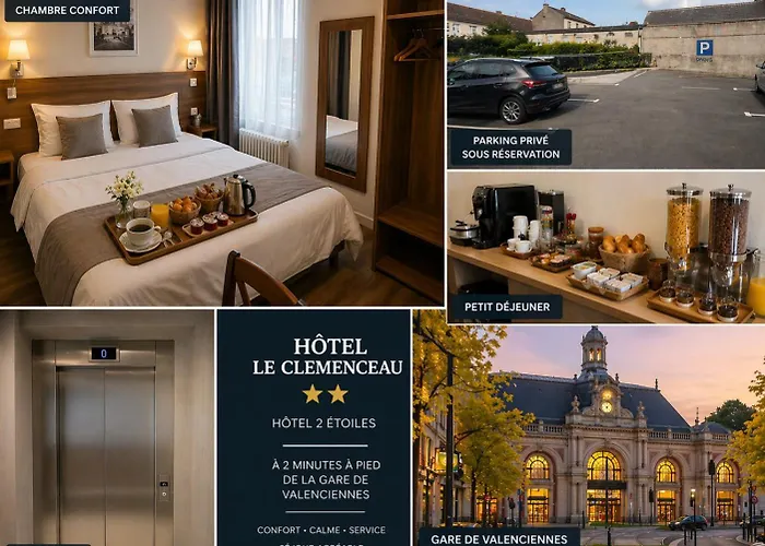 Le Clémenceau Hôtel et Appart 'hôtel Gare Sncf centre ville